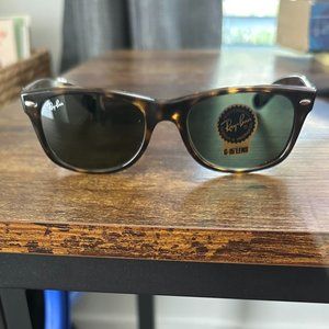 Ray-Ban New Wayfarer Classic Sunglasses, Tortoise, RB 2132